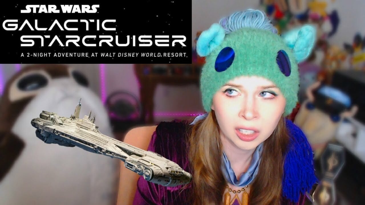 thumbnail of jenny nicholson making face at starcruiser hotel 