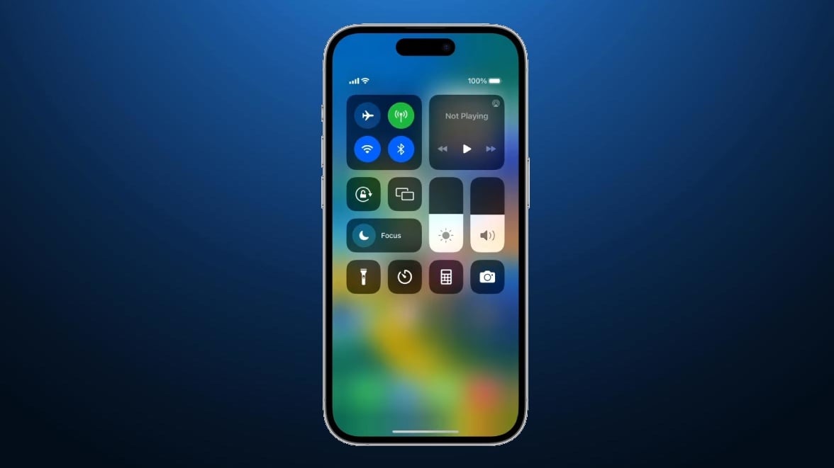 iOS 18 Control Center