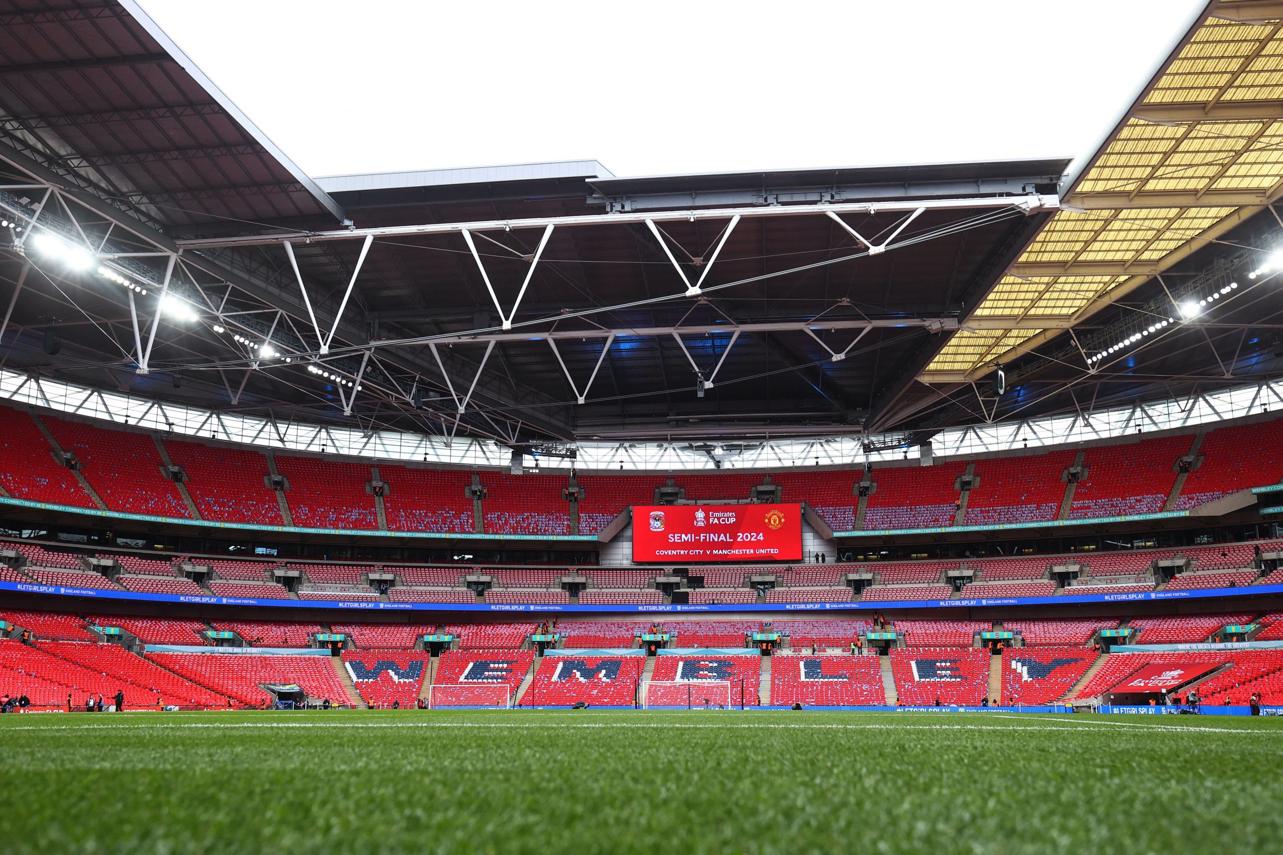 A general view of Wembley 