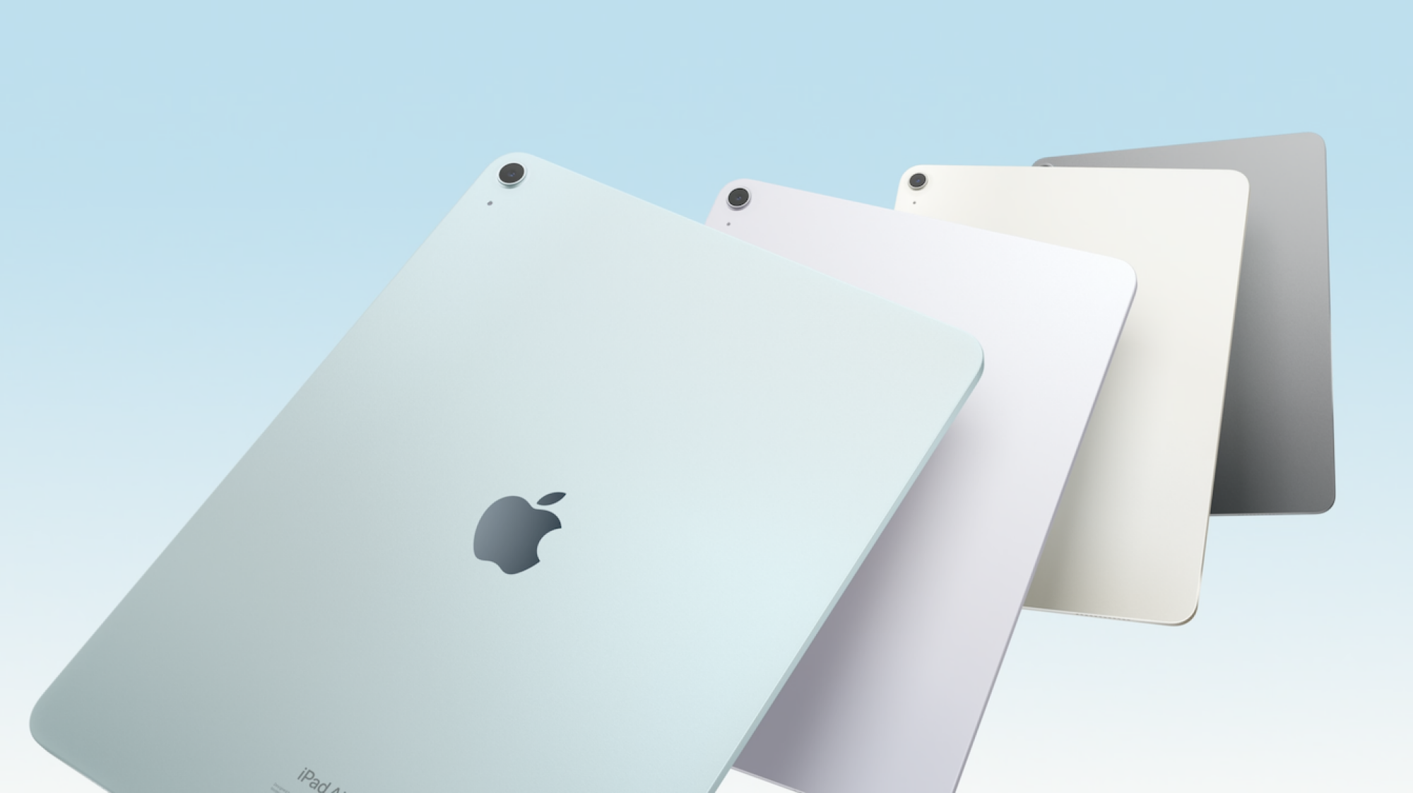 New iPad Airs in different colors