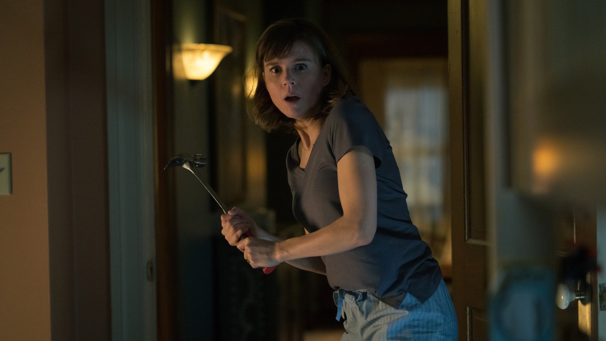 Kristen Bouchard (Katja Herbers) hears something go bump in the night in "Evil."