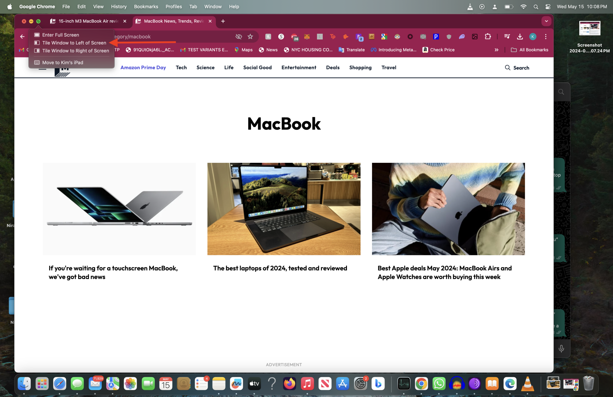 Screenshot of a Mac