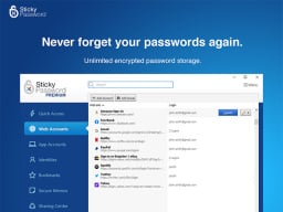 Sticky password infographic.