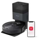 Roborock Q5+ Robot Vacuum with Self-Empty Dock on white background