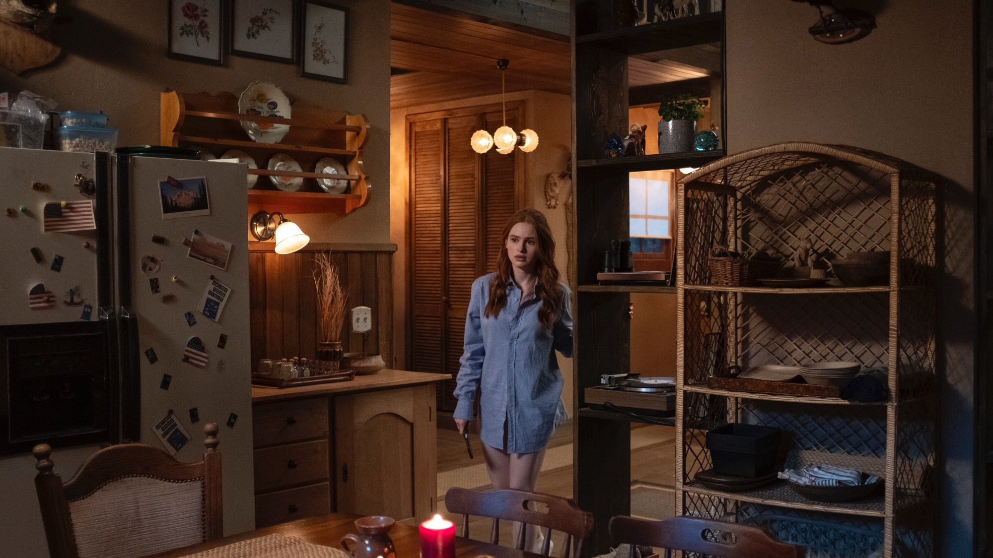 Madelaine Petsch as "Maya" in The Strangers Trilogy. 