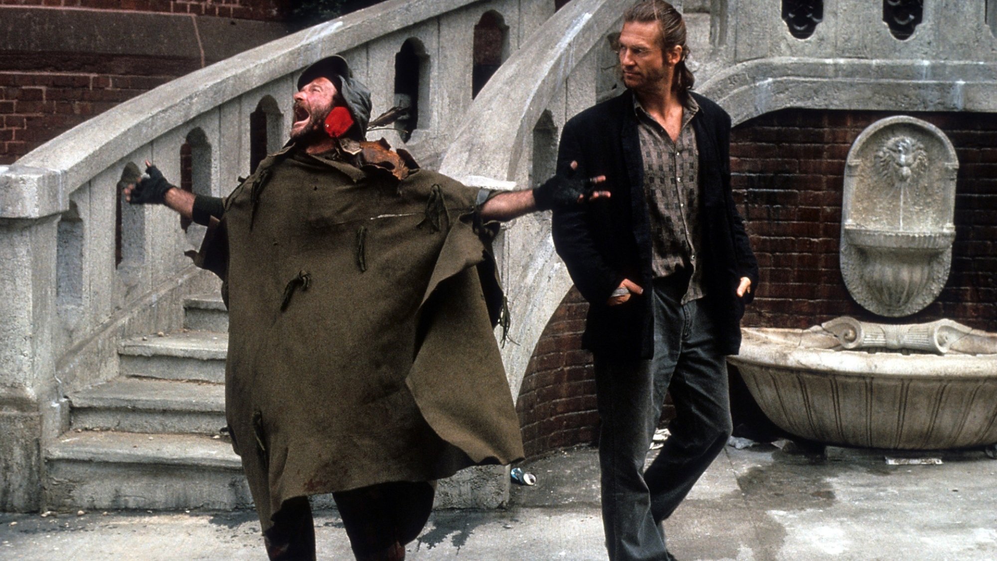 Robin Williams and Jeff Bridges in "The Fisher King."