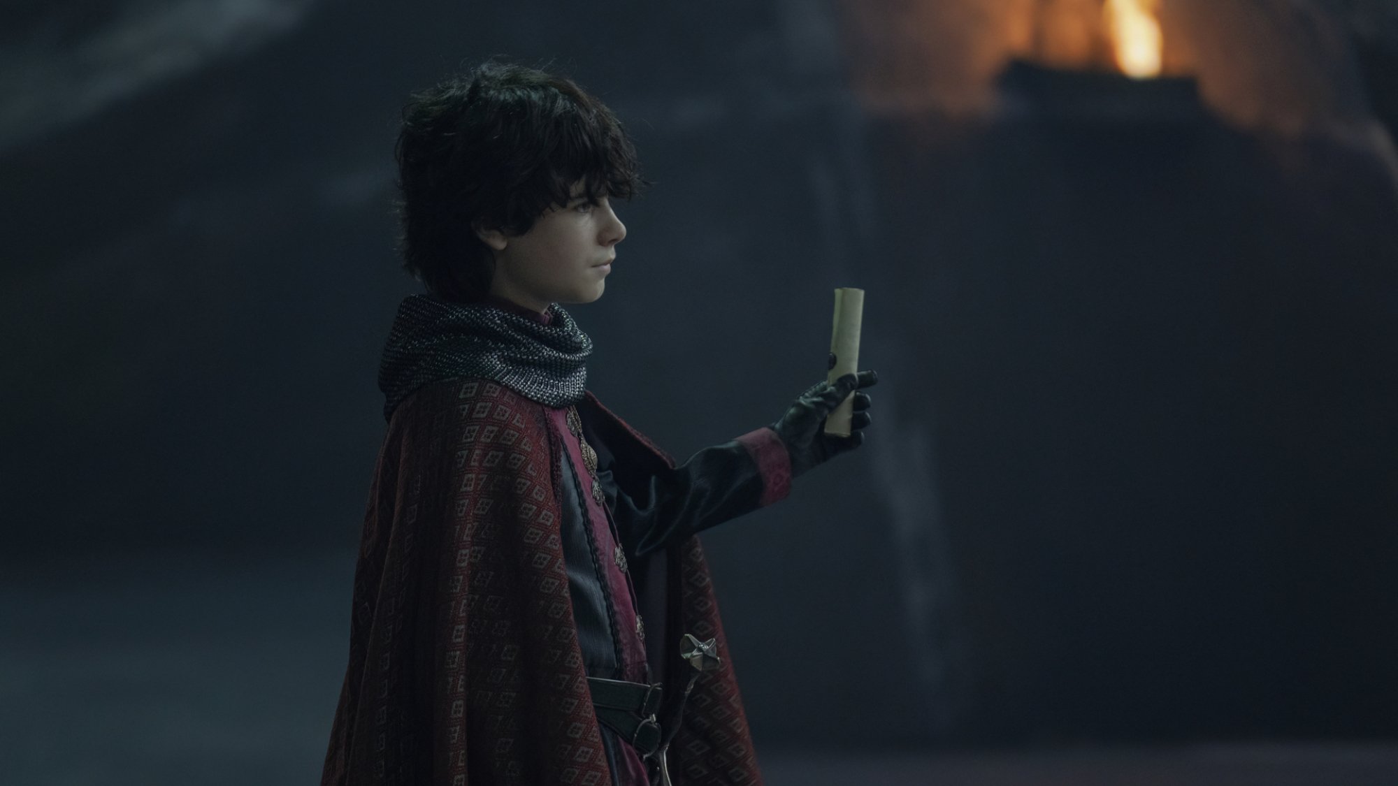 Elliot Grihault as Prince Lucerys "Luke" Velaryon in "House of the Dragon."
