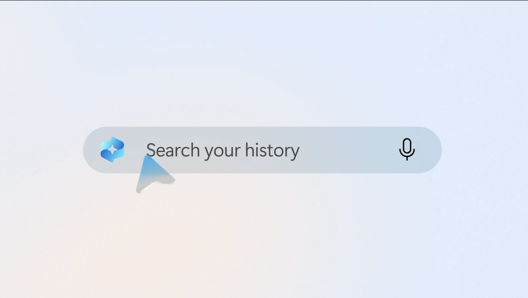 Recall search history feature