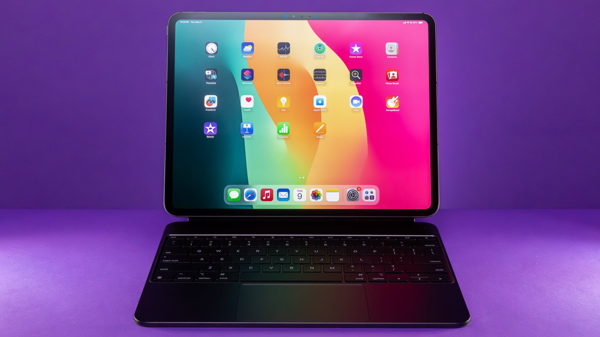 13-inch Space Black iPad Pro with the new Magic Keyboard