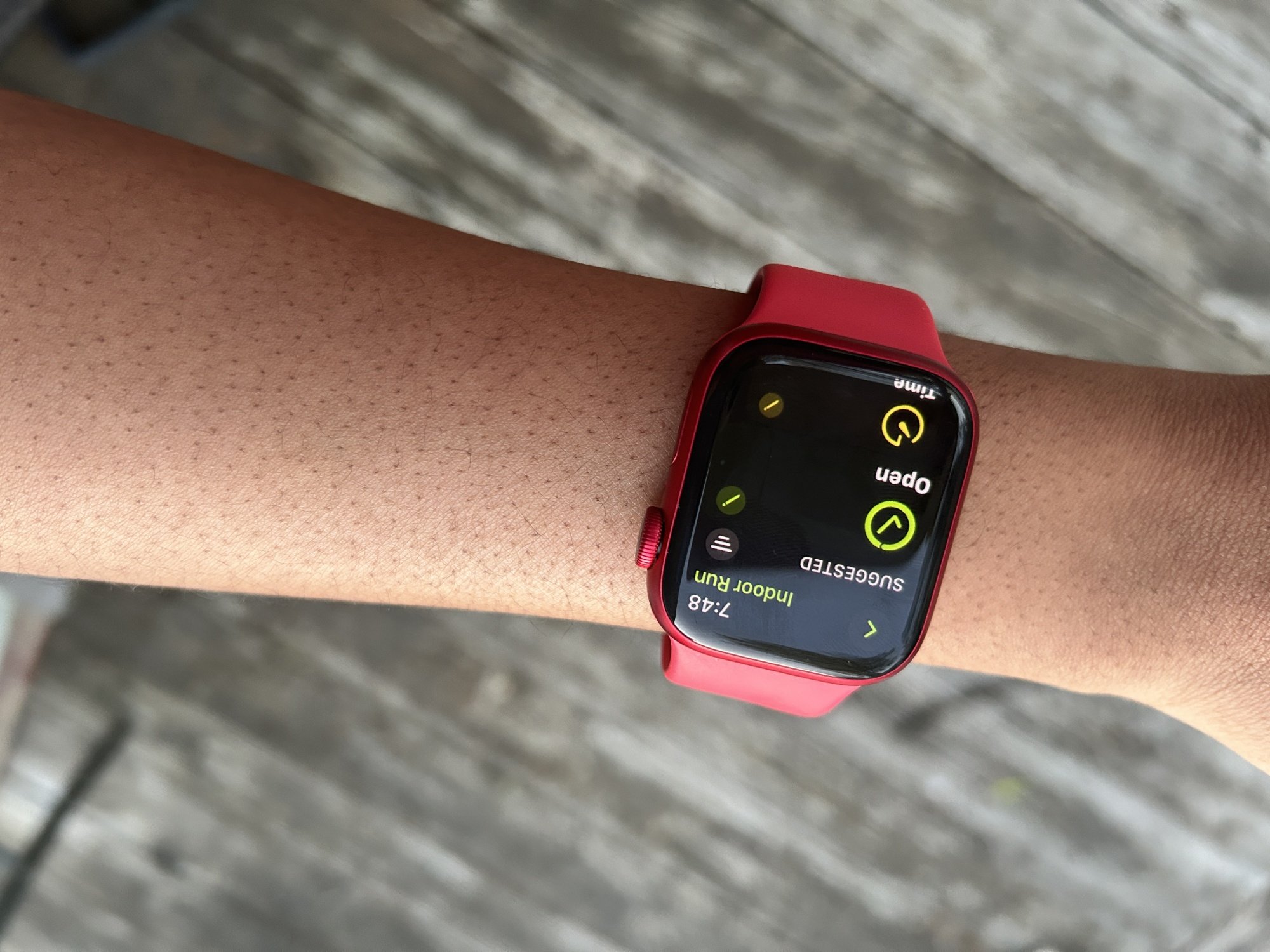 Apple Watch Series 9 on woman's wrist
