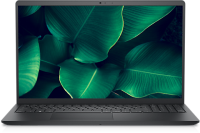 a Dell Inspiron 15 (3535) with a green botanical screensaver