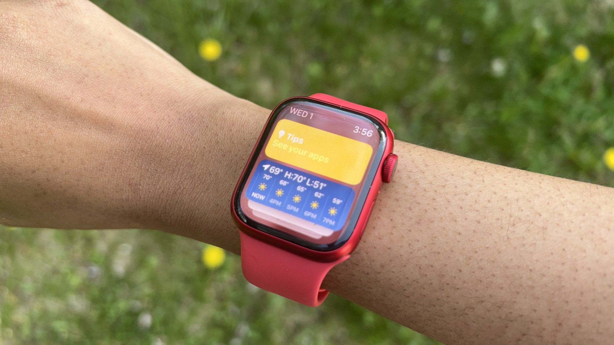 Apple Watch Series 9 on a woman's wrist