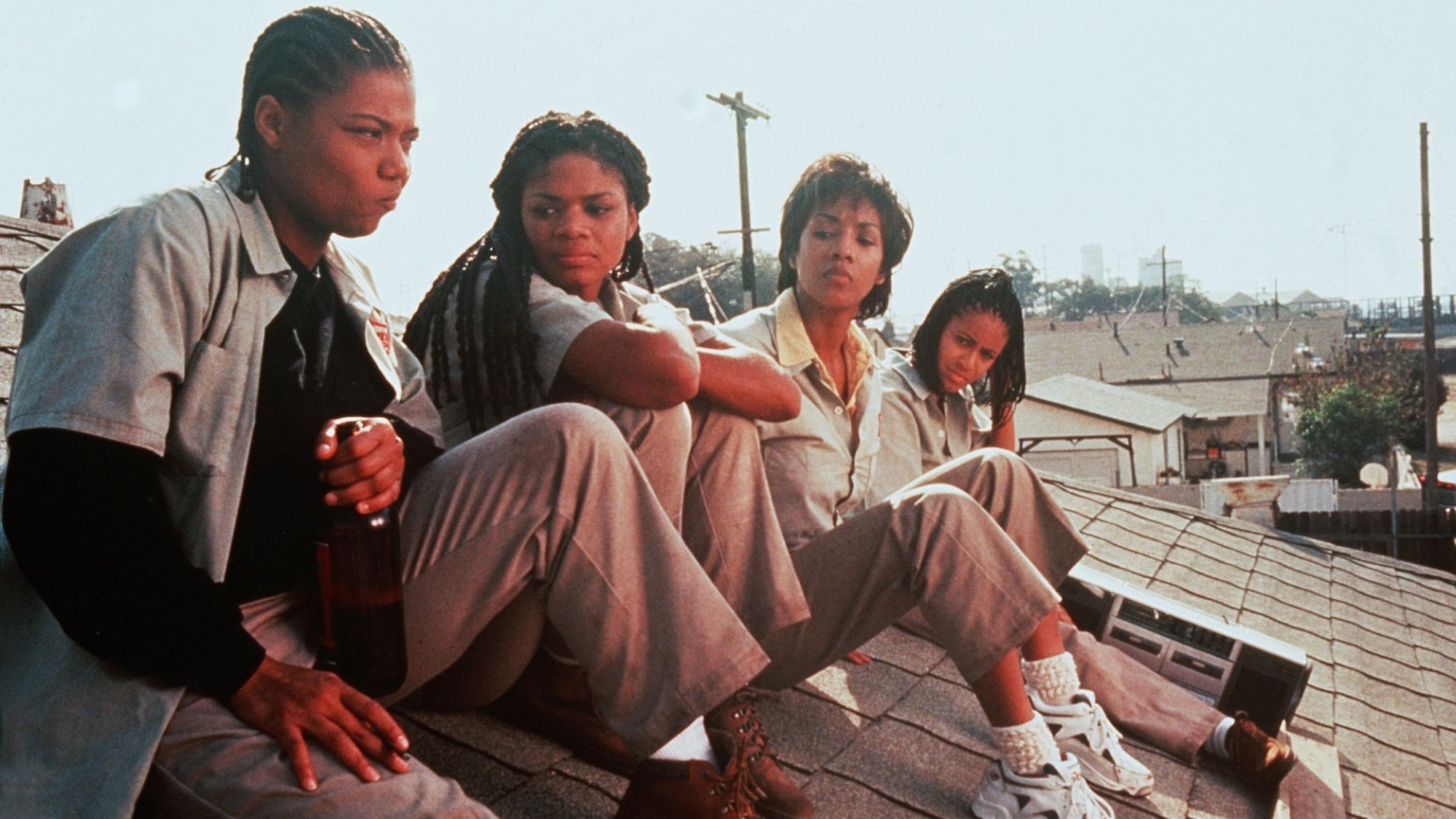 Queen Latifah, Kimberly Elise, Vivica A. Fox, and Jada Pinkett Smith in "Set It Off."