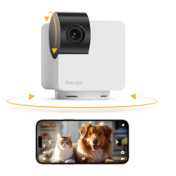 Petcube Cam 360 Camera on white background