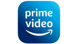 Amazon "prime video" logo with arrow