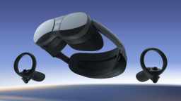 The HTC VIVE XR Elite VR headset.