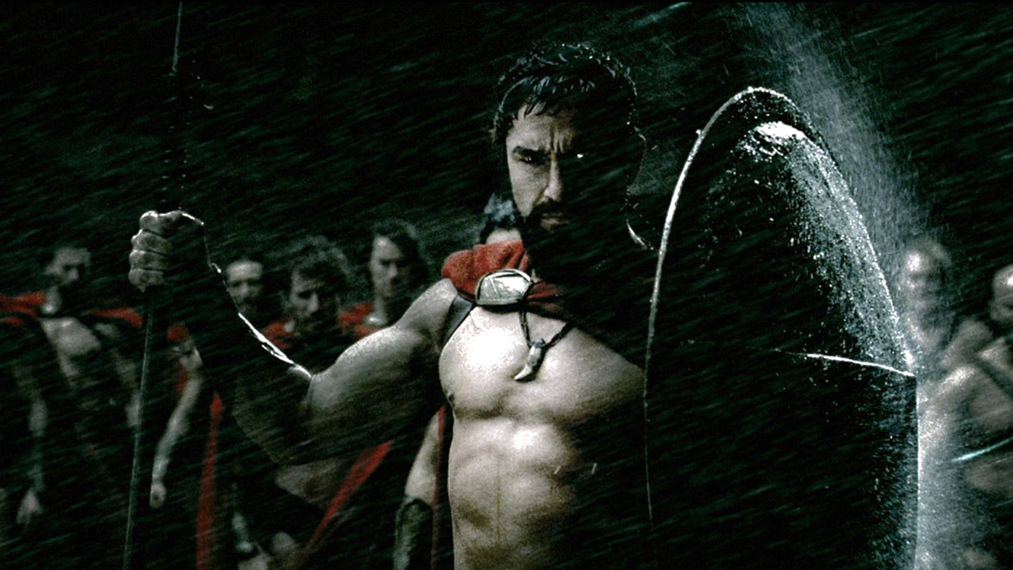 Gerard Butler stars in "300."