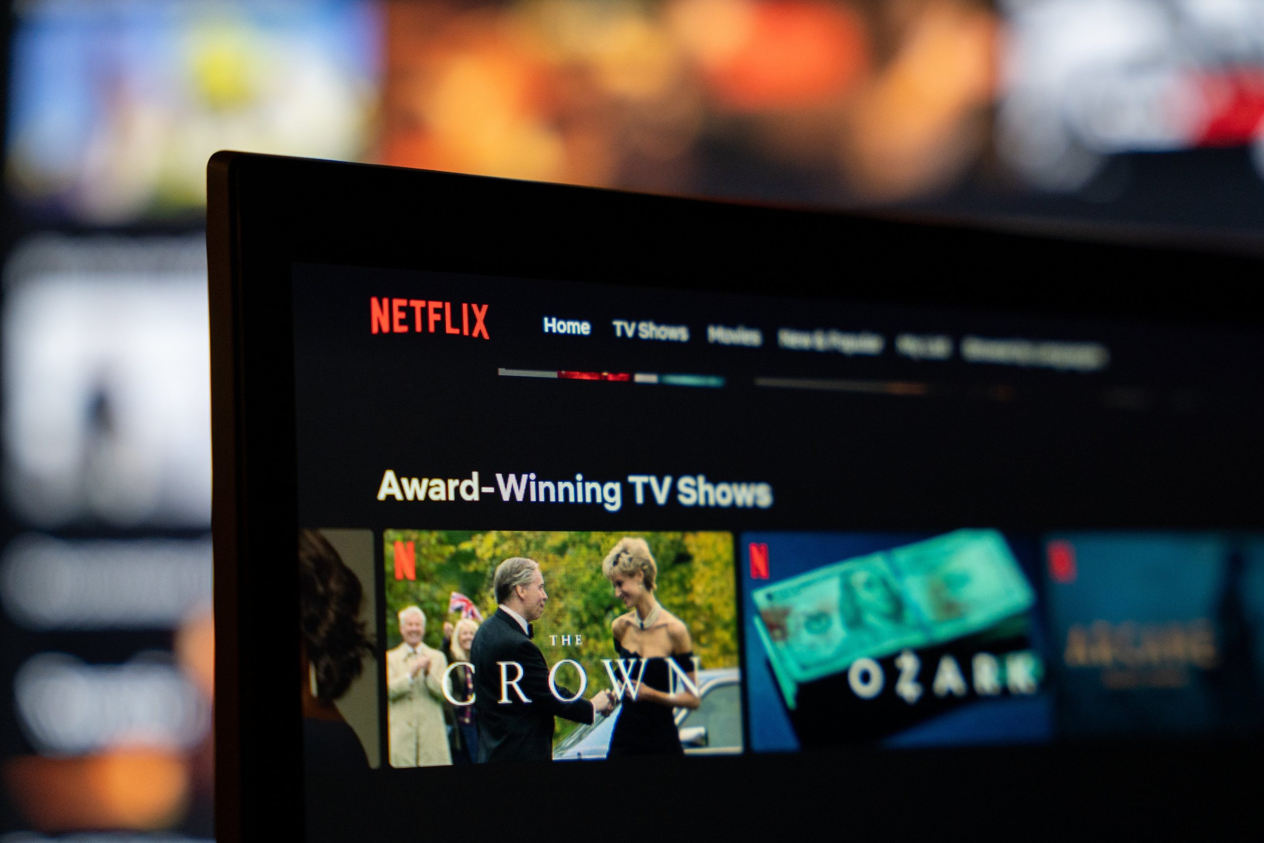 Netflix's award-winning TV shows UI