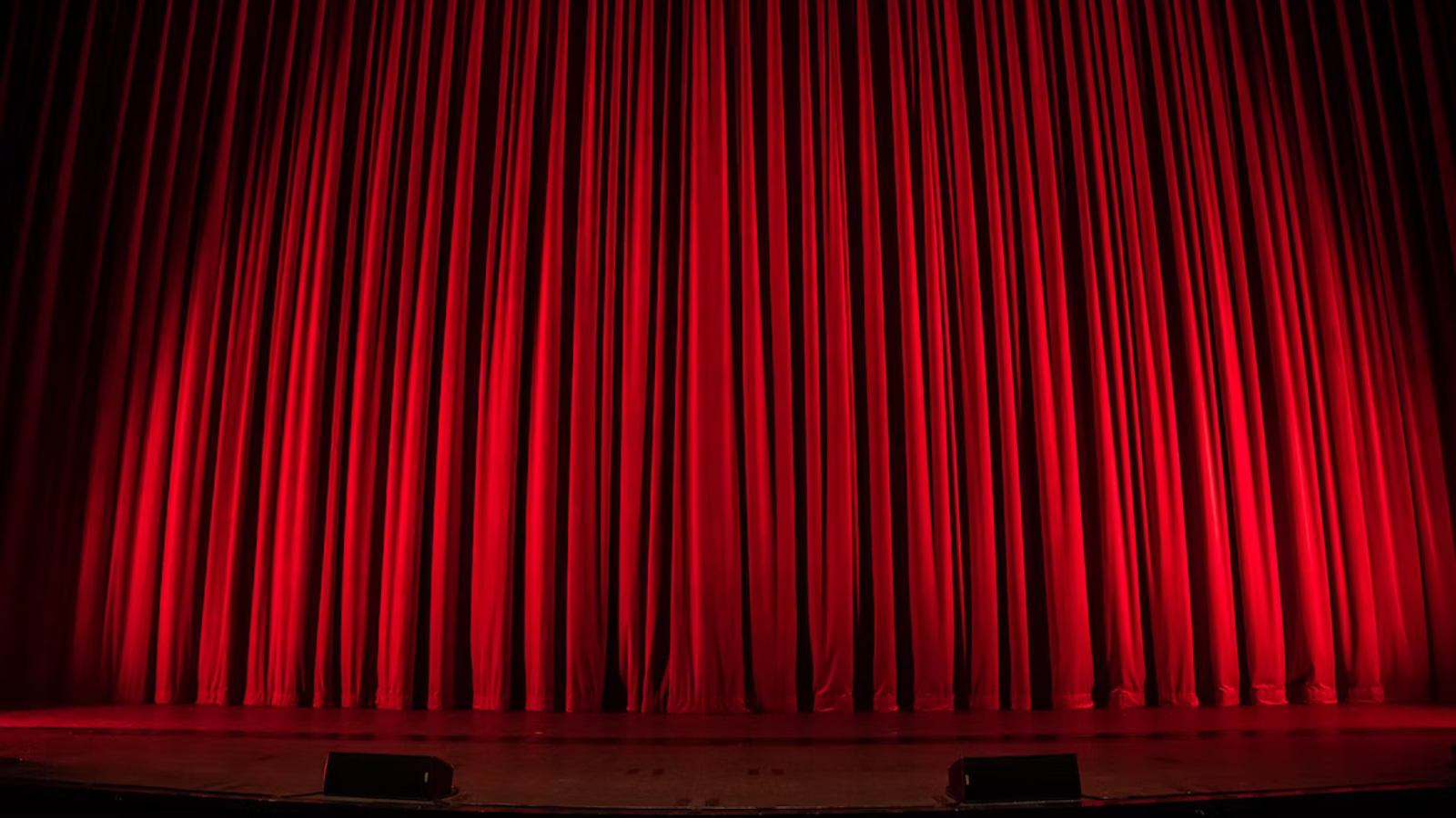 red theater curtain