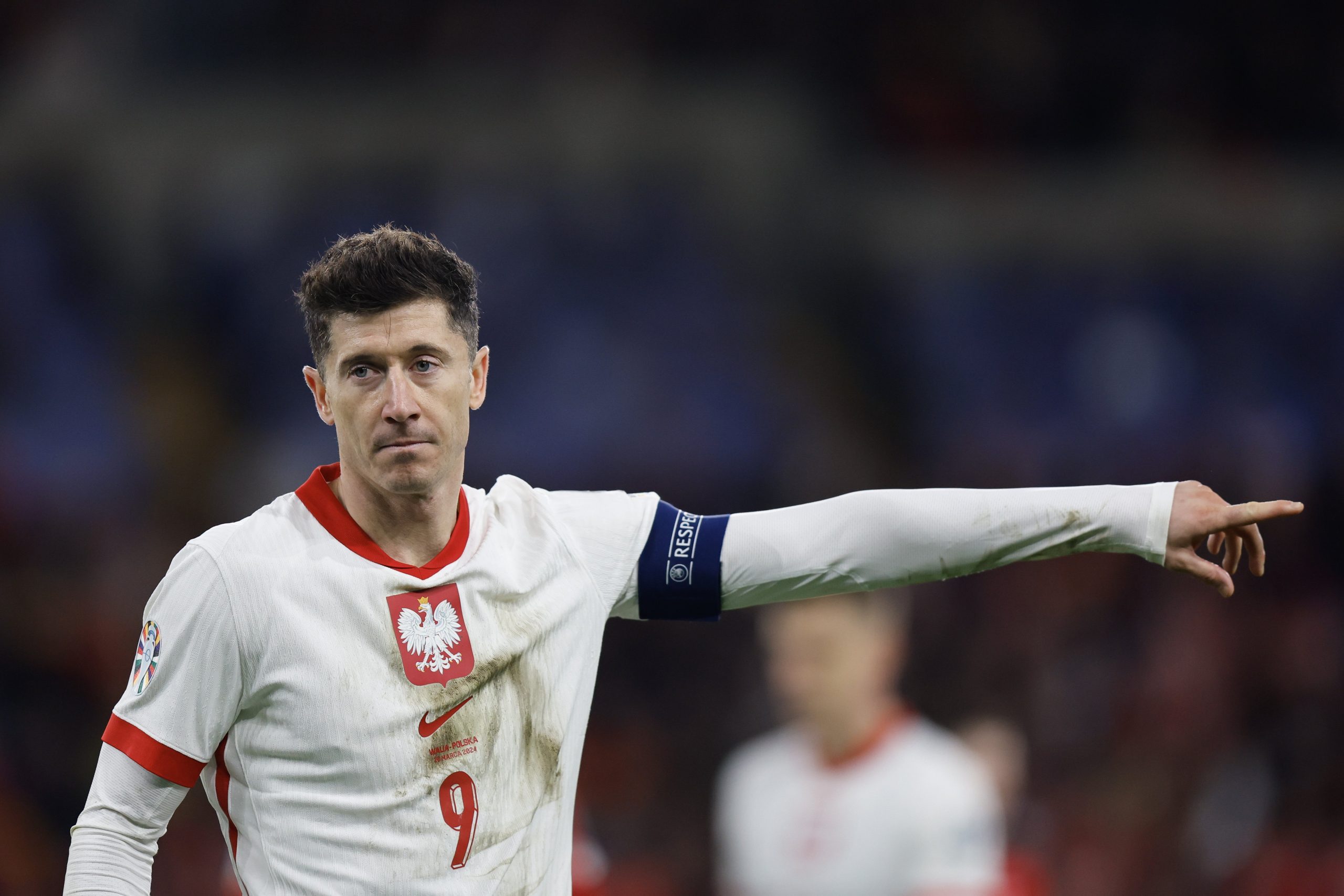 Robert Lewandowski of Poland