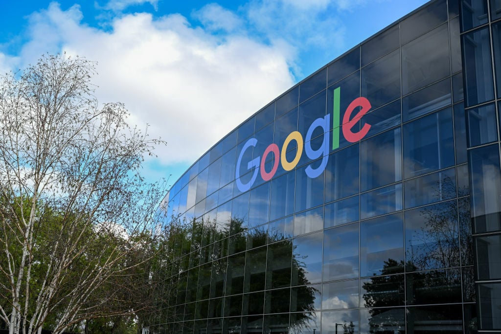 A view of Google Headquarters in Mountain View, California