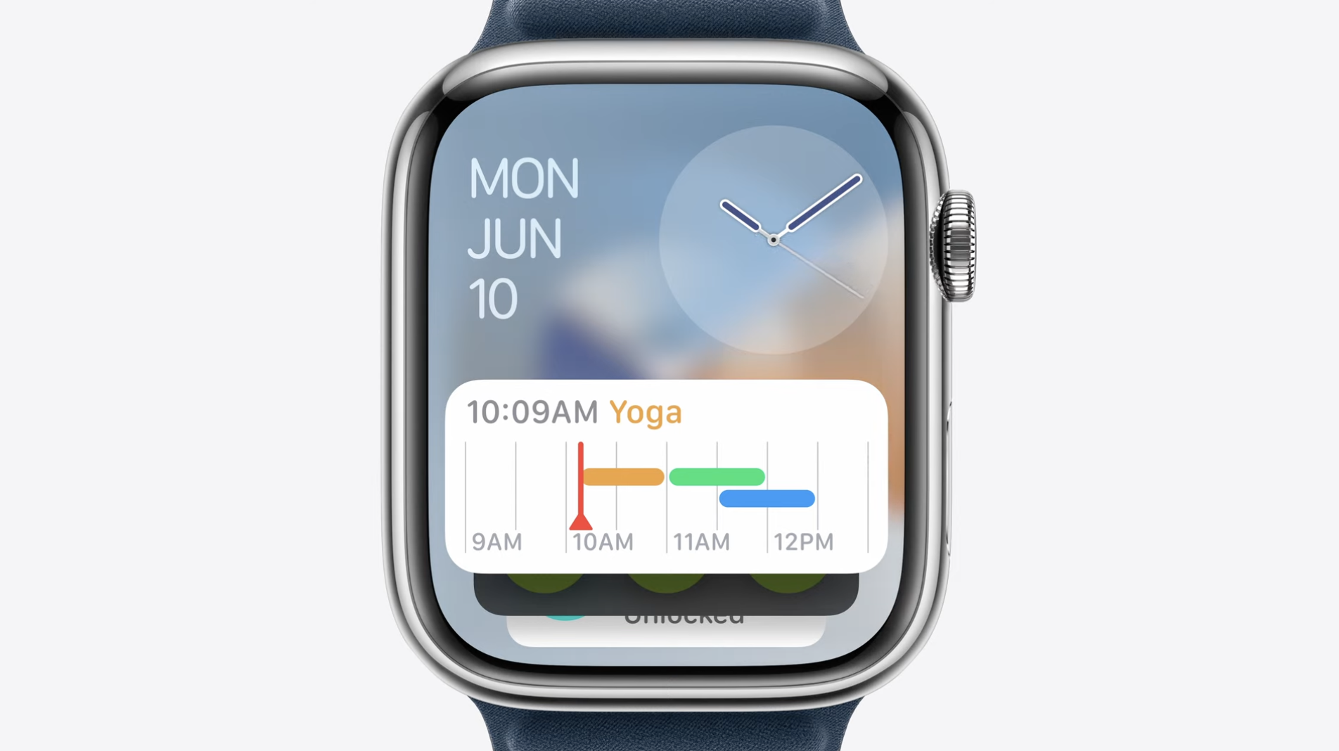 An Apple Watch face.