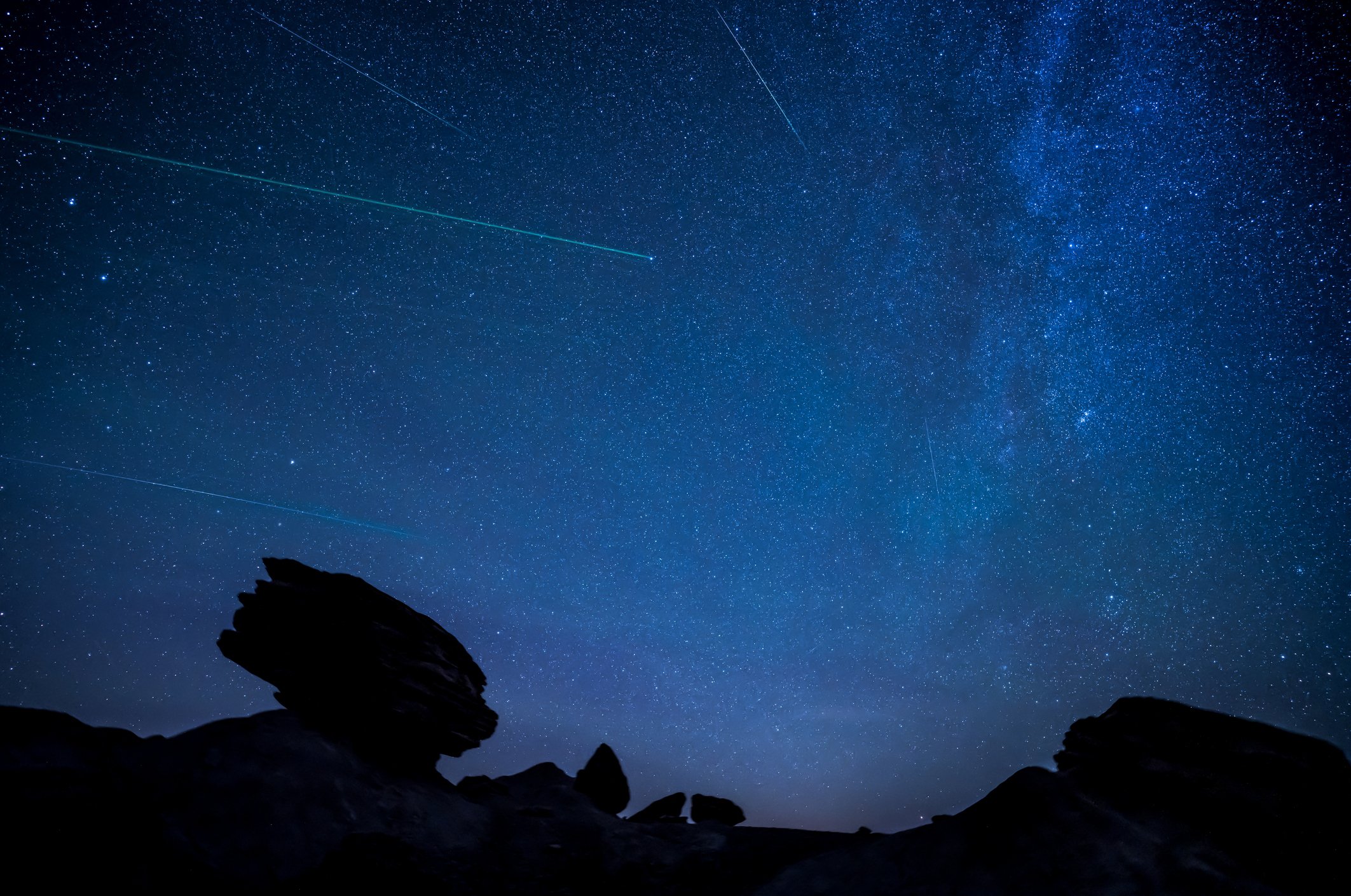 Meteors showering over Nebraska