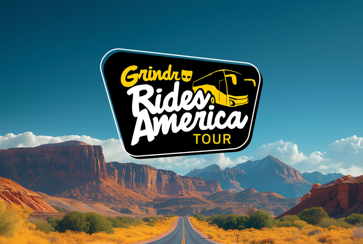 Grindr Rides America Tour logo 