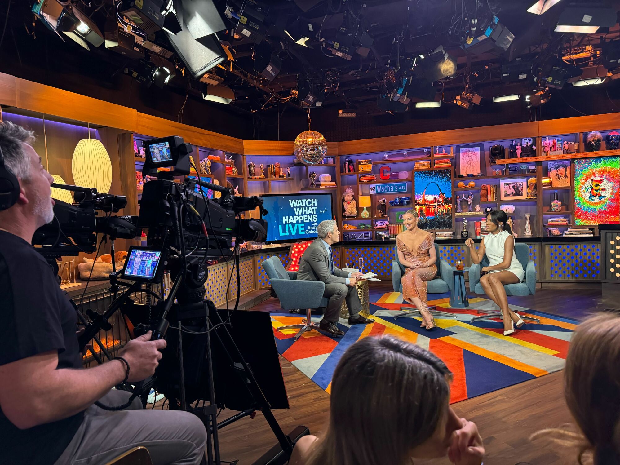 wwhl studio while filming