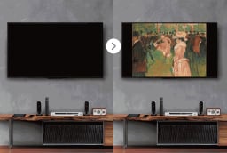 before and after of tv with dreamscreens