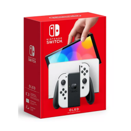 Nintendo Switch OLED on white background