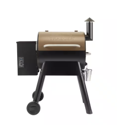 A Traeger pellet grill