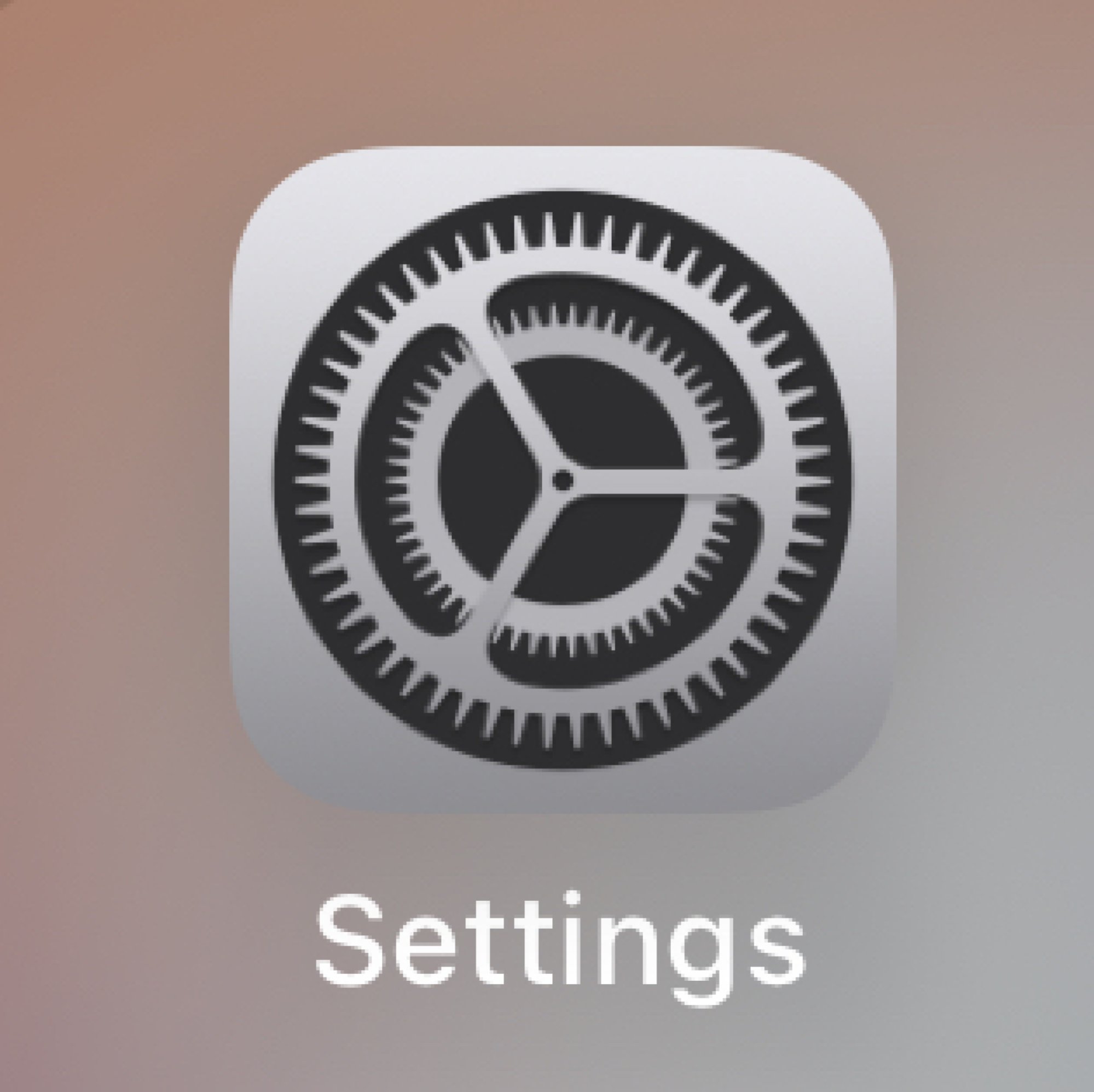 Settings app icon