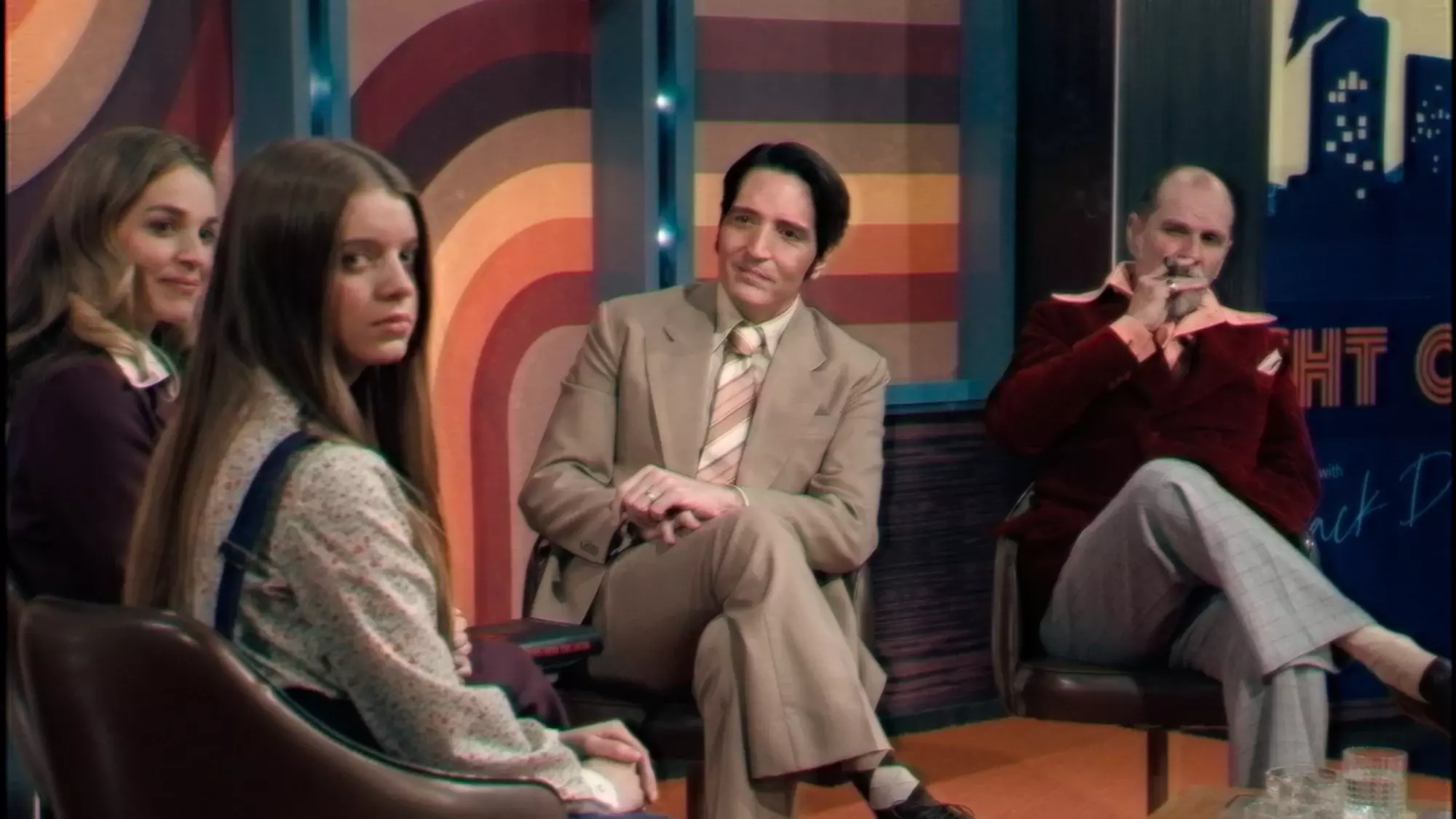 David Dastmalchian plays an embattled talk show host in "Late Night with the Devil."