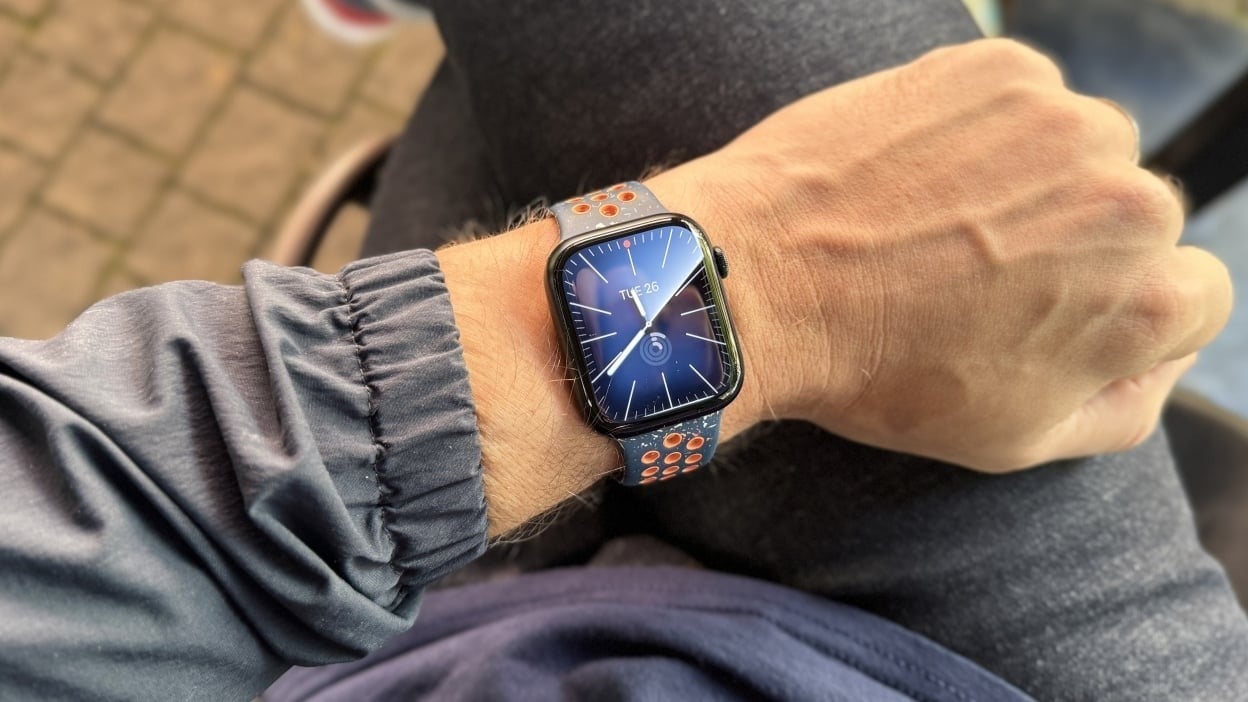 Man wearing Apple Watch Ultra on his wrist