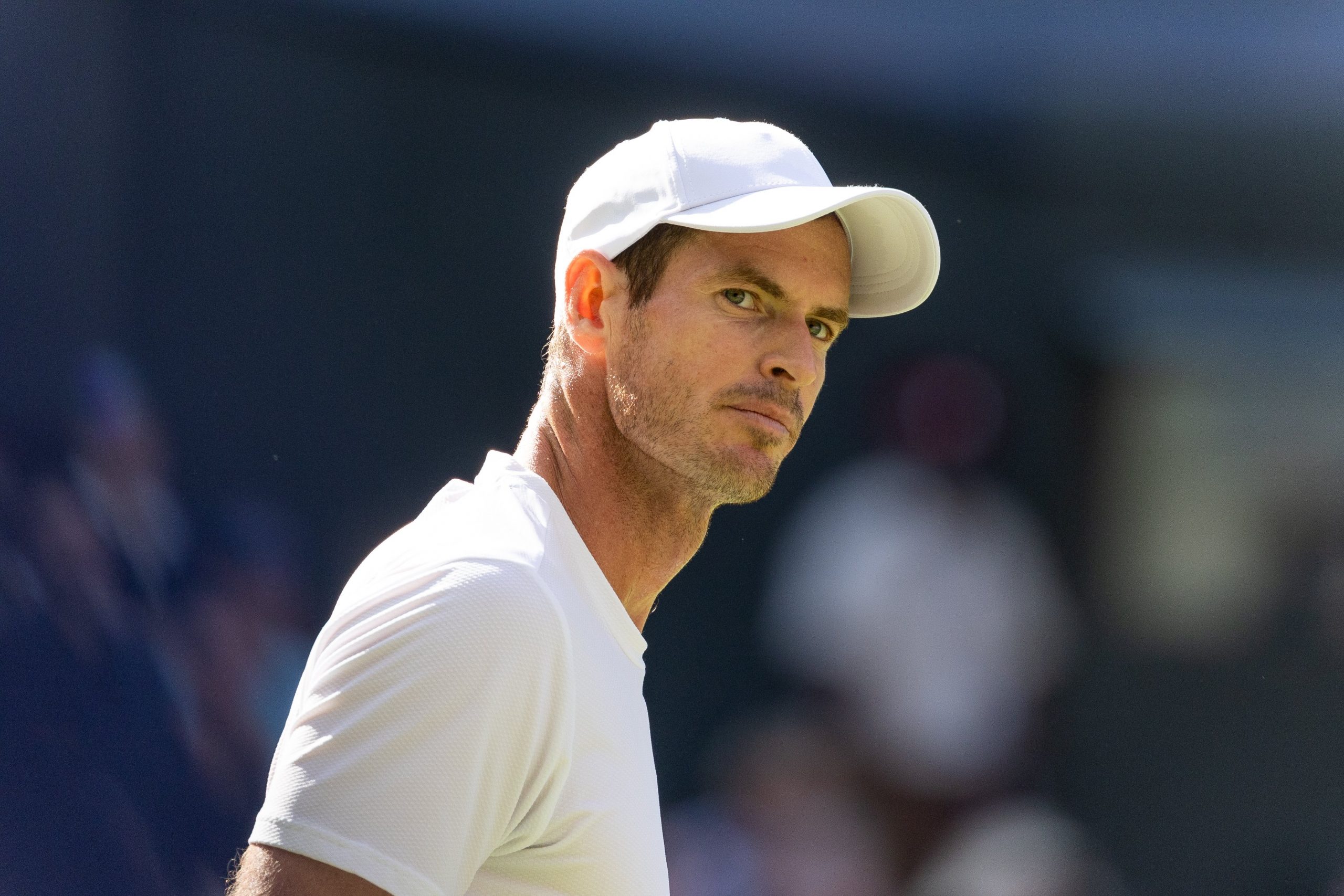 Andy Murray of United Kingdom in action