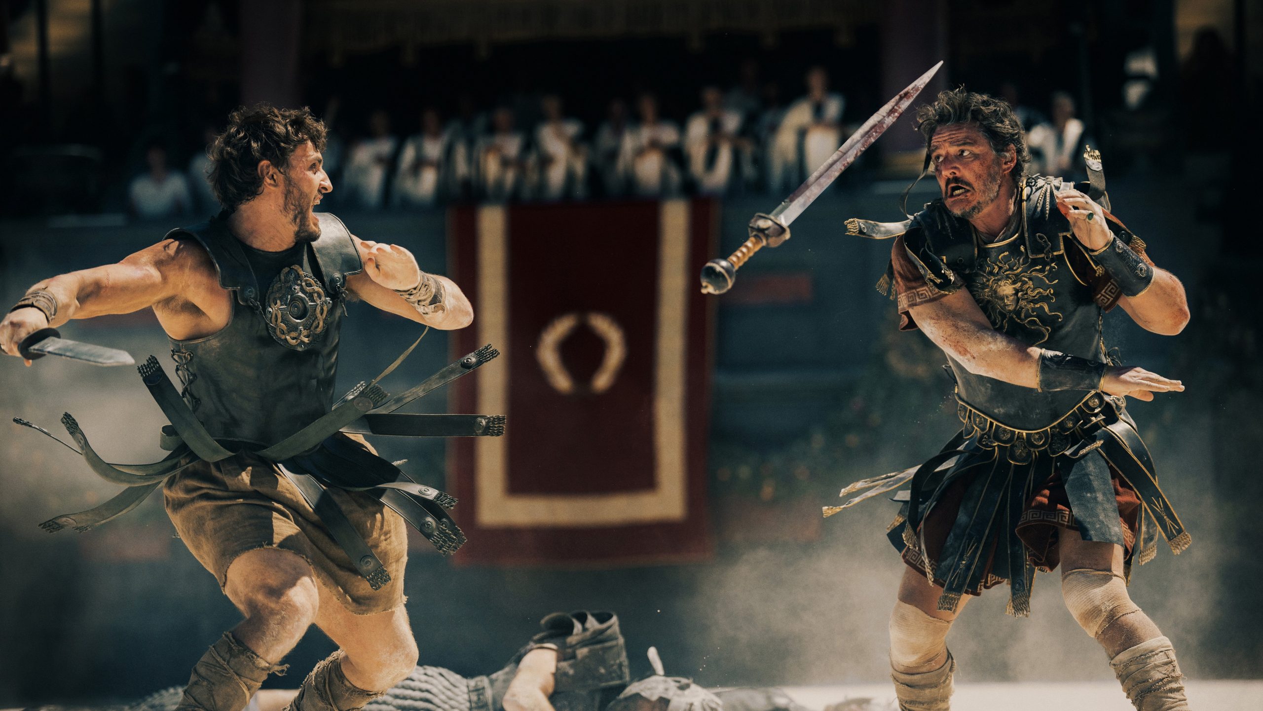 Paul Mescal and Pedro Pascal going head to head in 'Gladiator II.'