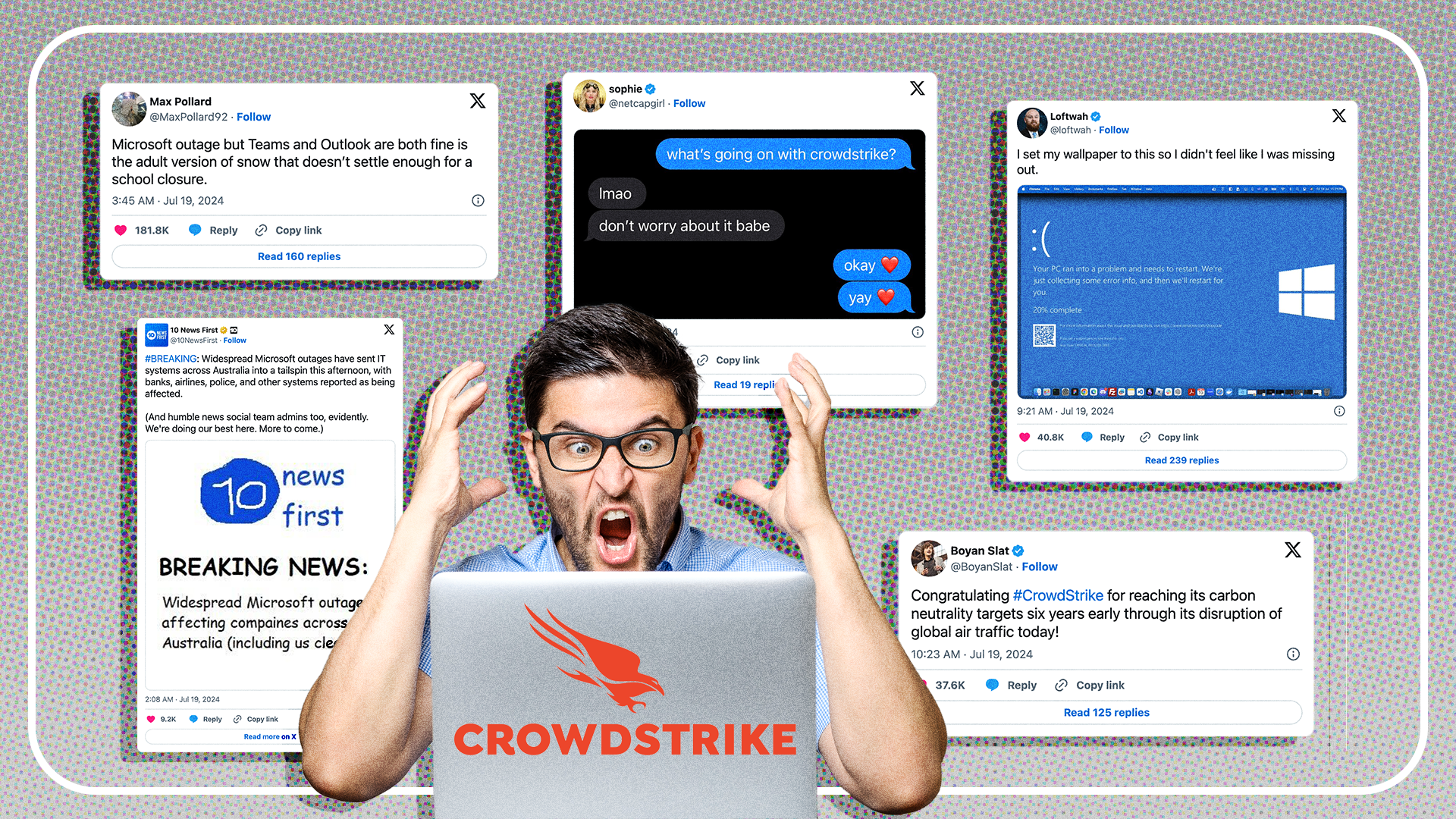 Composite of CrowdStrike-related tweaks