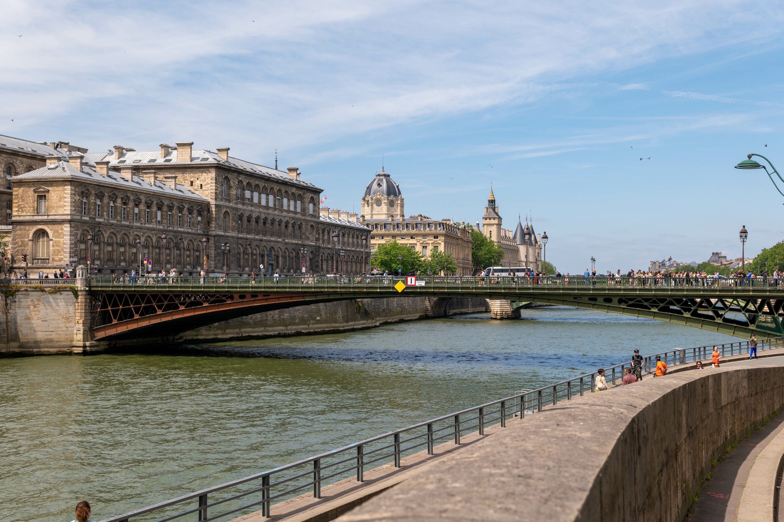 General view of the Seine River