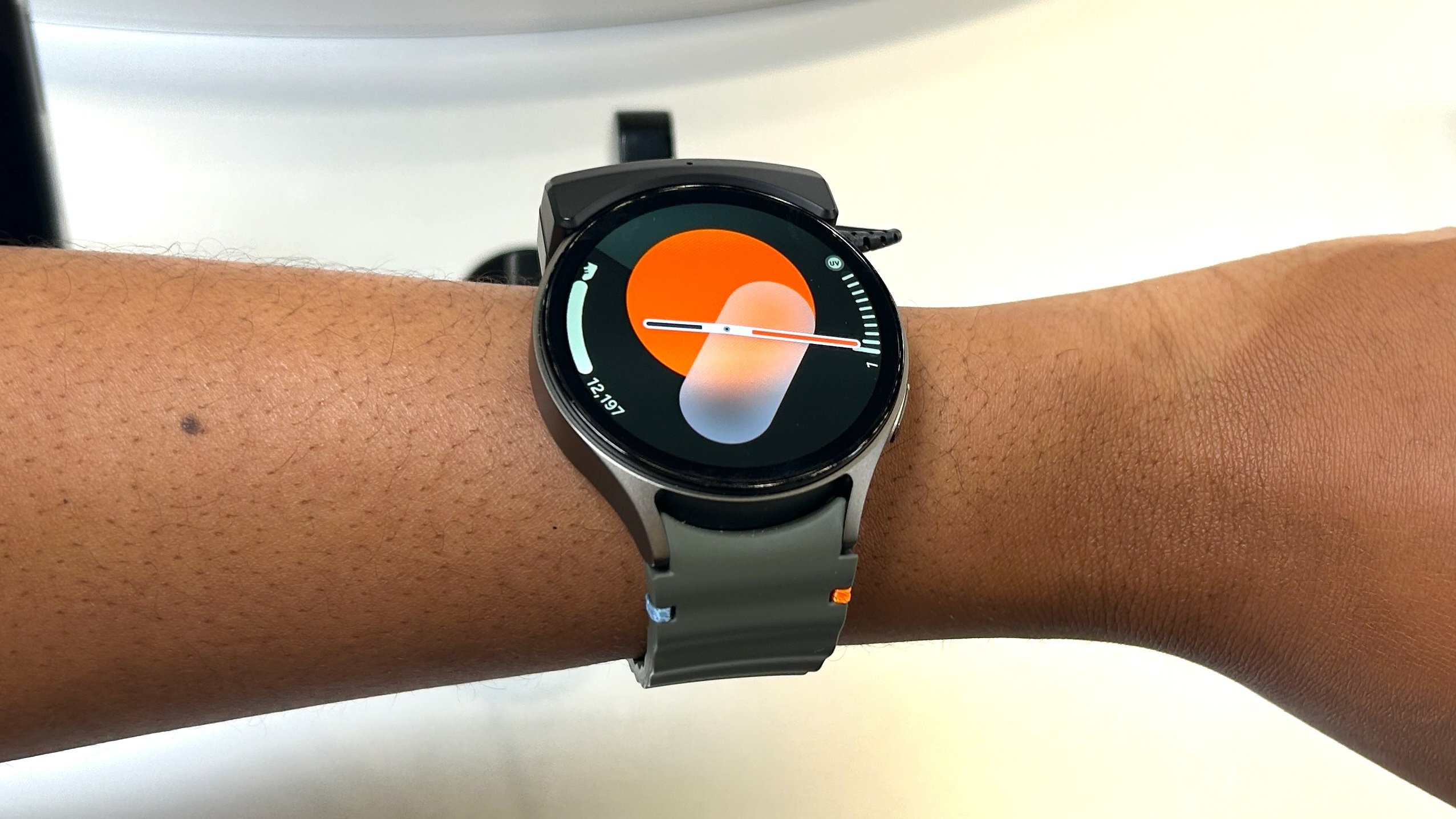 Samsung Galaxy Watch 7 on a woman's wrist