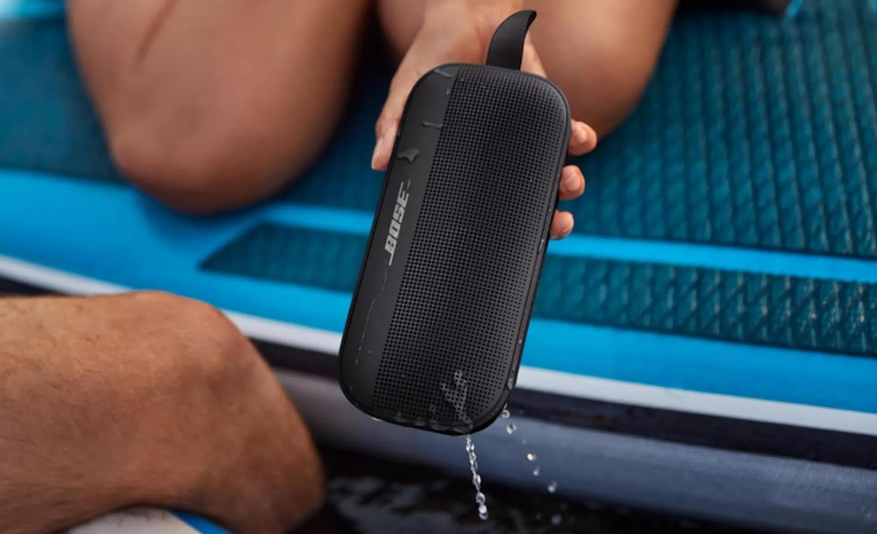 Bose soundlink flex speaker in water 