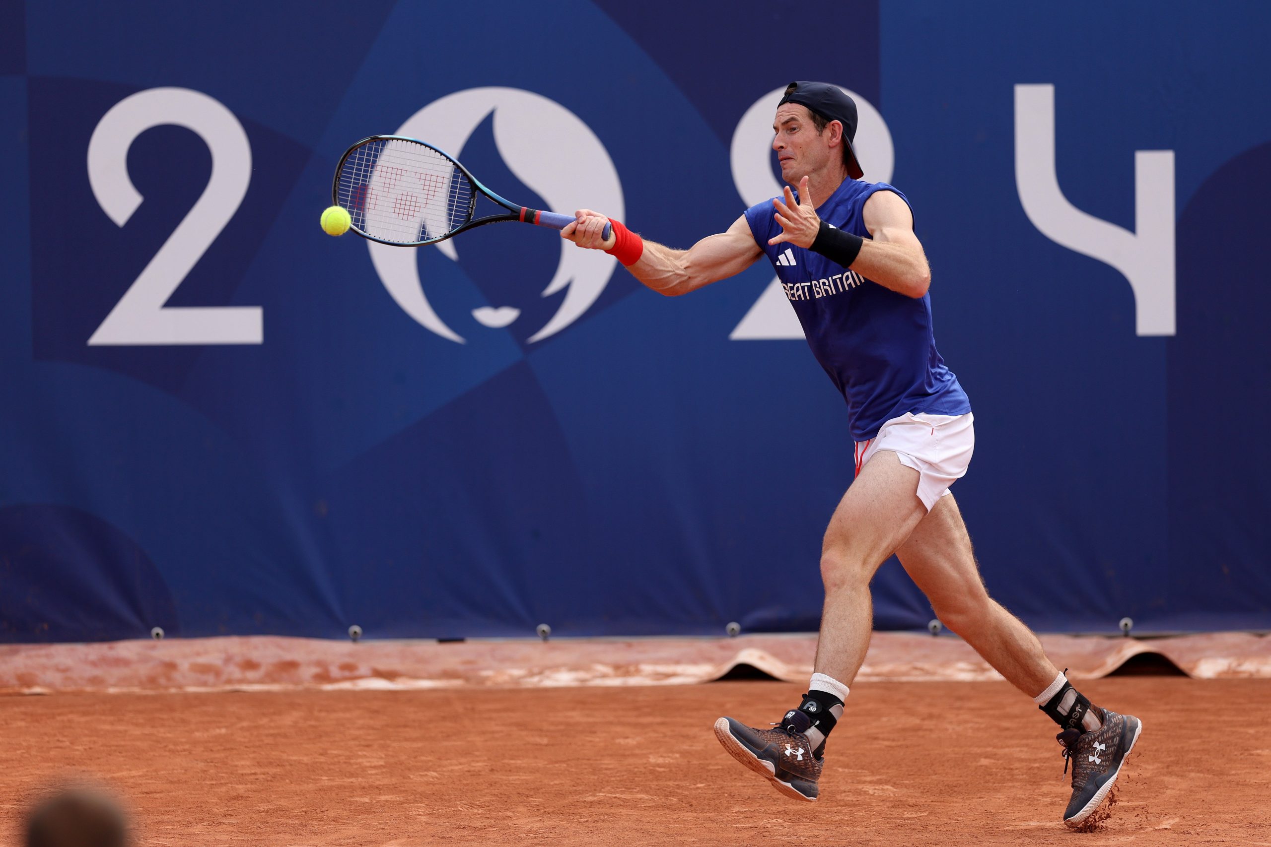 Murray at the Paris 2024 training day