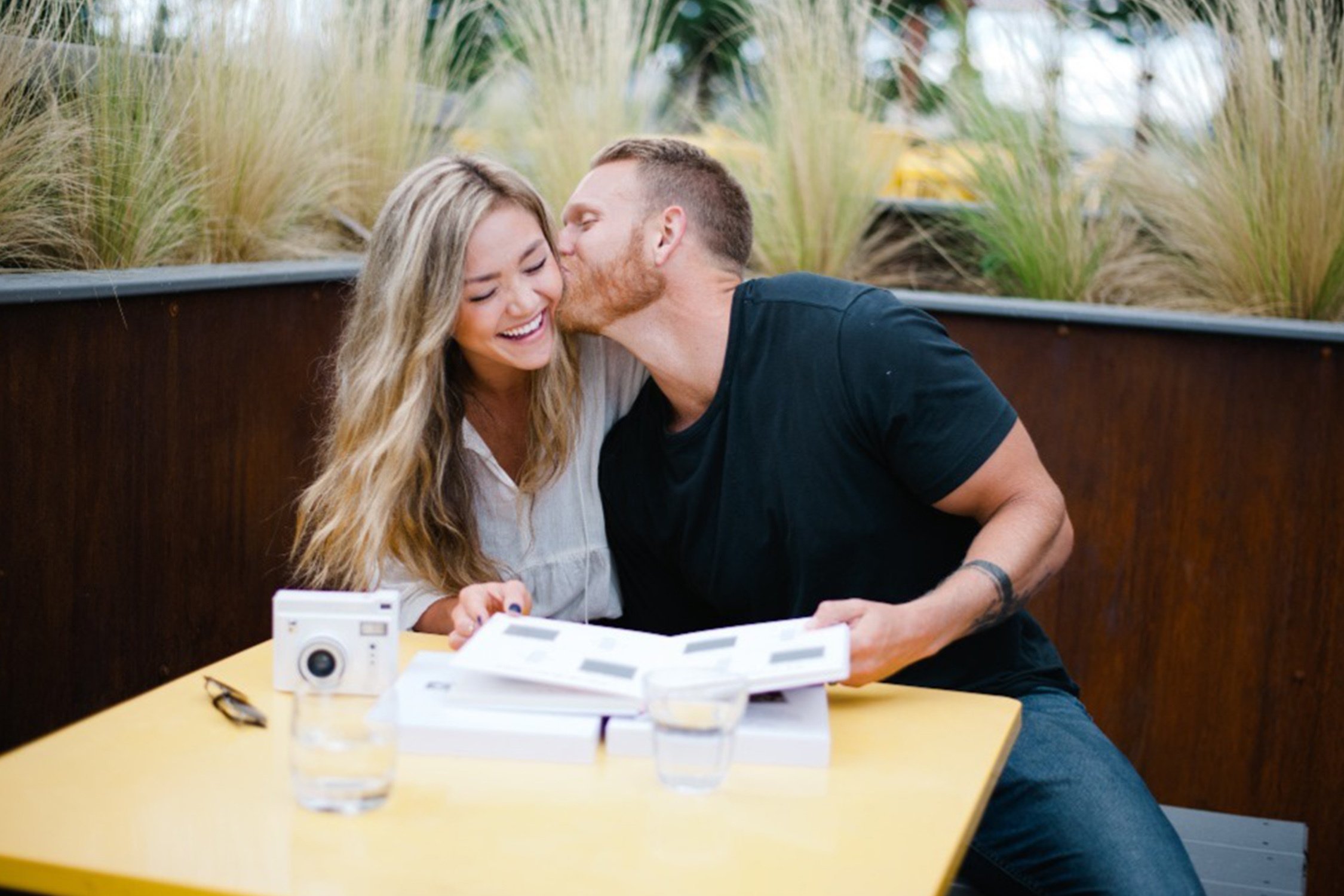 A couple playing a game