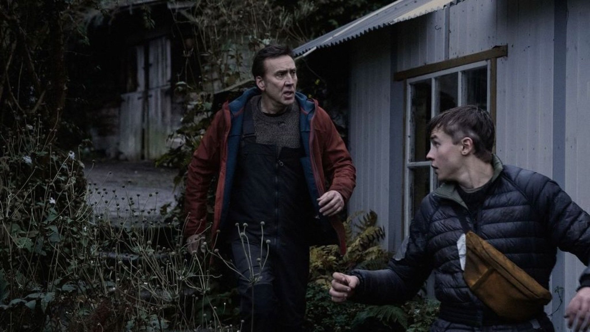 Nicolas Cage and Maxwell Jenkins star in Benjamin Brewer's "Arcadian."