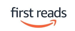 the amazon first reads logo on a white background