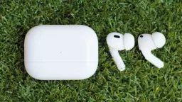 AirPods Pro on green grass