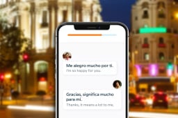 Example of how babbel app works