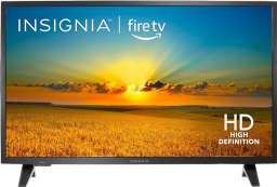 an insignia TV on a white background