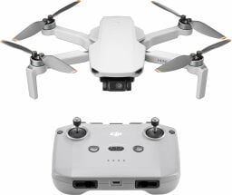 the DJI Mini 4K with a remote controller