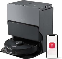 the roborock s8 max ultra with its charging base